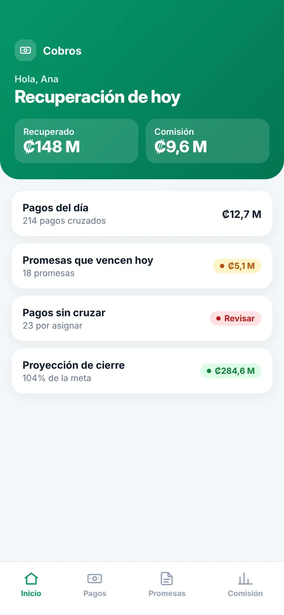 Resumen en el celular