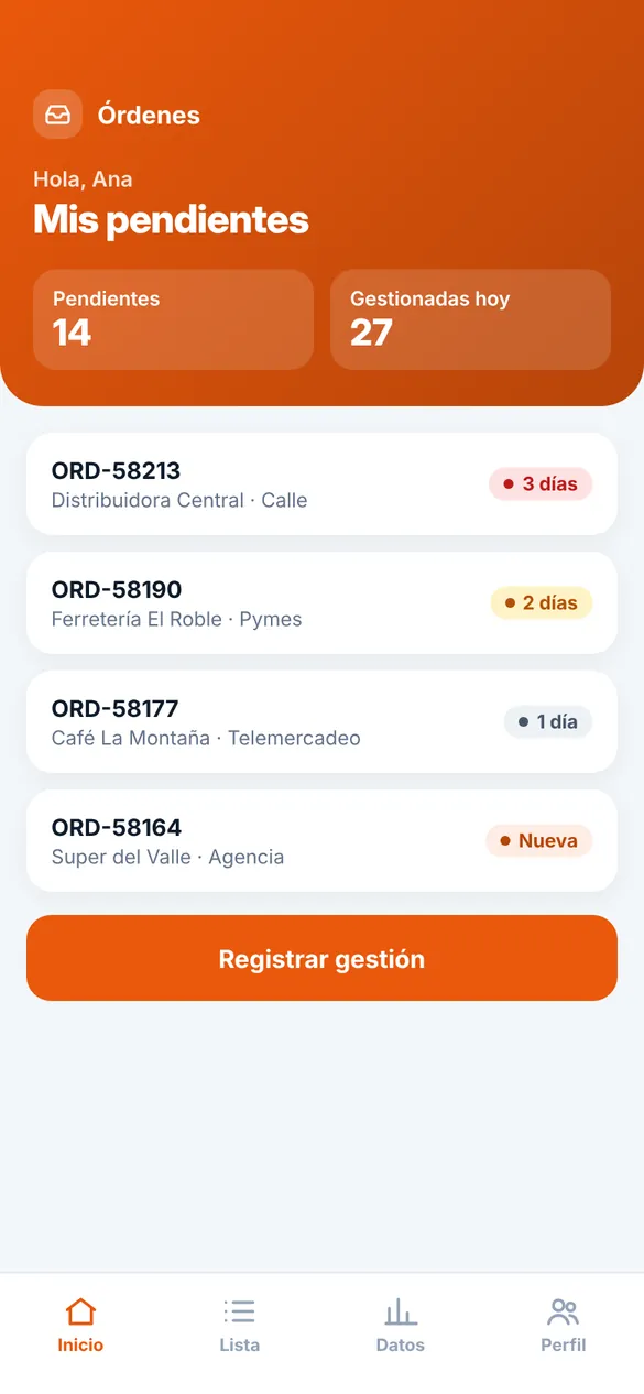 Pendientes en el celular